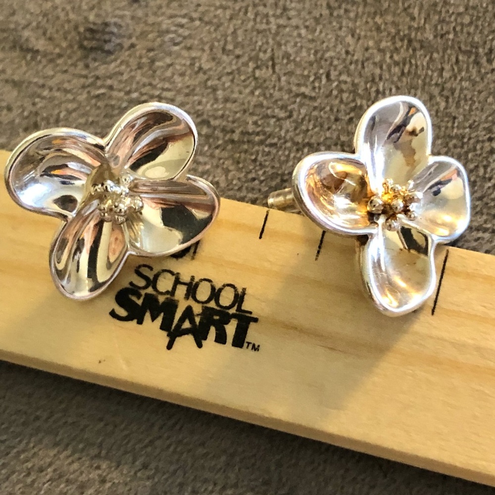 rlm studio robert lee morris sterling silver flower earrings